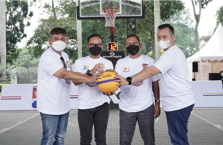 Pertama Kalinya, Kadin Kota Bogor Gelar Kompetisi 3×3 Basketball di Balaikota