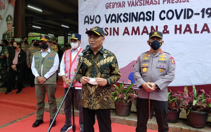 Menko PMK, Menhub, Kapolri Cek Tempat Wisata dan Vaksinasi Massal di Puncak Bogor