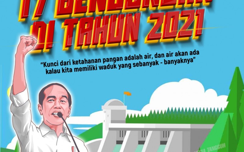 Ditengah Pandemi, Jokowi Rampung Bangun 17 Bendungan dan Ratusan KM Jalan Tol
