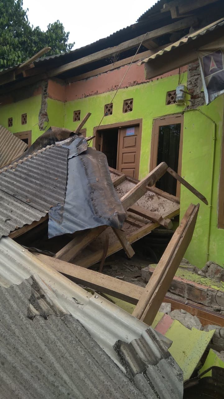 Gempabumi M 6,7 Banten, Beberapa Rumah Warga di Pandeglang Mengalami Kerusakan