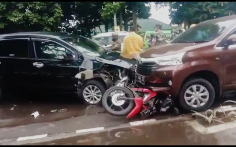 Polisi Ungkap Penyebab Terjadinya Kecelakaan di Jalan Sudirman Bogor