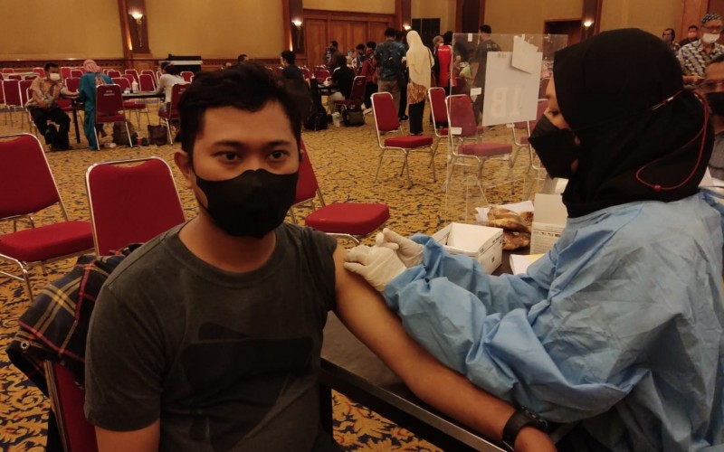 250 Wartawan Bogor di Suntik Vaksin Booster