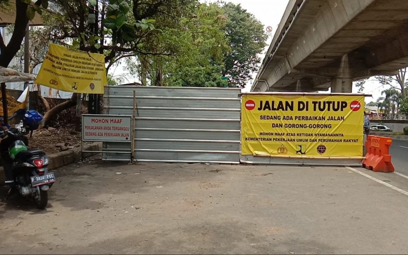 Pembangunan Jalan Amblas Sholeh Iskandar Dikerjakan 8 Bulan