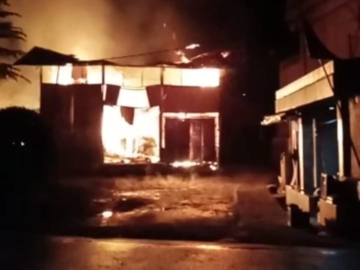 Pangkalan Gas Elpiji di Jasinga Ludes Terbakar