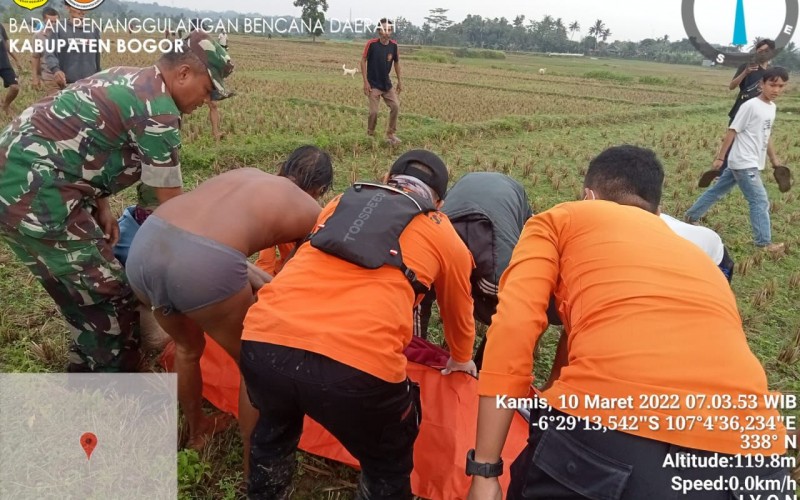 Korban Hanyut di Sungai Cipamingkis Ditemukan Tidak Jauh dari Titik Lokasi