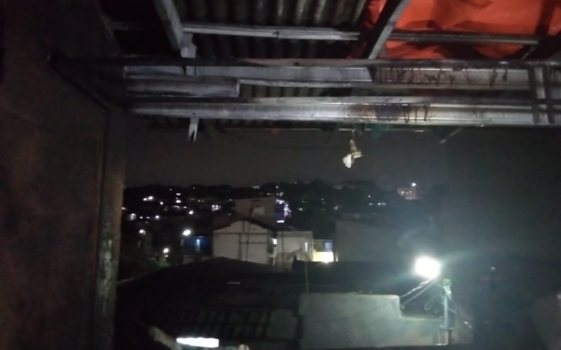 Rumah Dua Lantai di Bondongan Bogor Hangus Terbakar