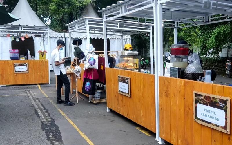 Takjil Ramadhan Menu Berbuka Puasa Hadir di Kebun Raya Bogor