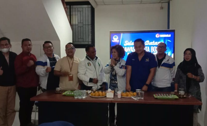 Sambut Pemilu Serentak dan Pilkada Tahun 2024, Bawaslu Kota Bogor Sambangi DPD NasDem