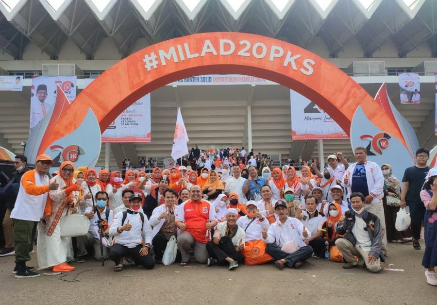 Halbil dan Puncak Milad, PKS Kota Bogor Turut Penuhi Istora Senayan