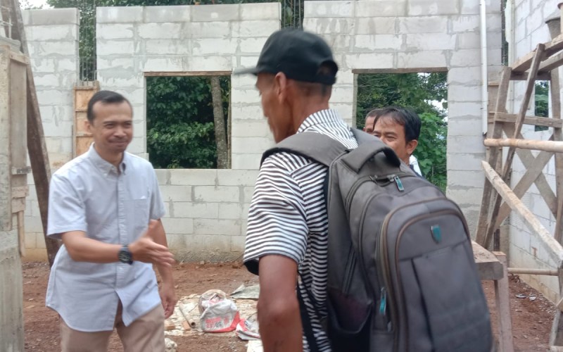 Mardiyanto Anggota DPRD Kota Bogor Blusukan ke Warga Batutulis yang Terdampak Double Track
