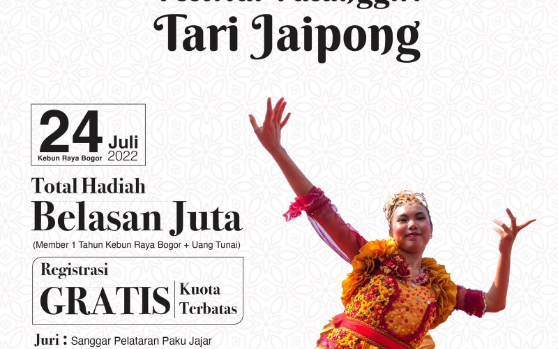 Kemeriahan Festival Tari Pasanggiri Jaipong Kebun Raya Bogor