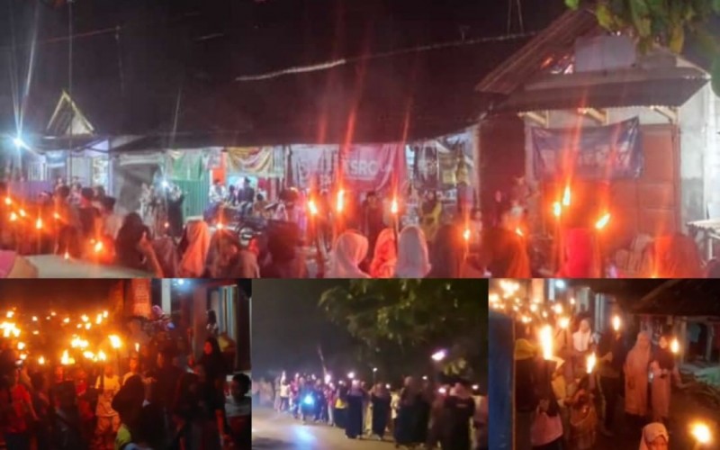 Pawai Obor Semarakkan Peringatan 1 Muharram 1444 H di Jasinga