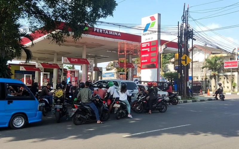 Pertamina Mengklaim Stok BBM di Sejumlah SPBU di Bogor Aman