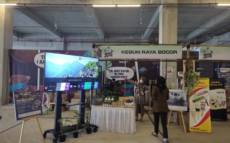 Kebun Raya Bogor Turut Memeriahkan  Event Bogor Flora Festival di Mall Boxies