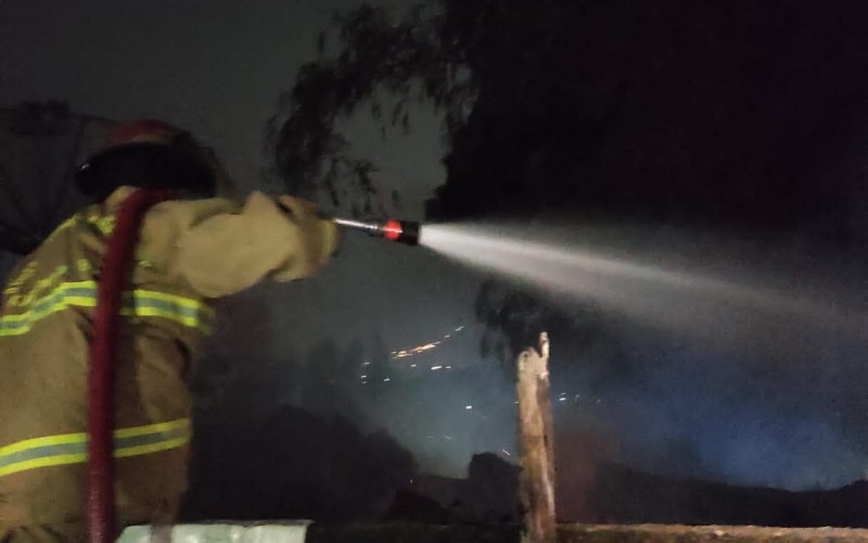 Ditinggal Pergi, Rumah yang Dihuni WNA Hangus Terbakar