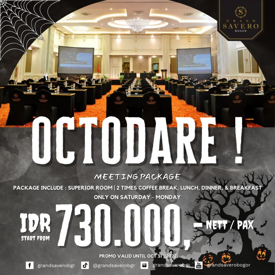 Bulan Oktober Penuh Promo di Grand Savero Hotel Bogor