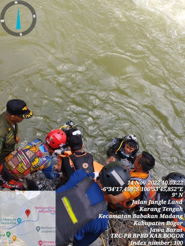 Kakek 72 Tahun di Bogor Ditemukan 2 Kilometer dari Lokasi Hanyut