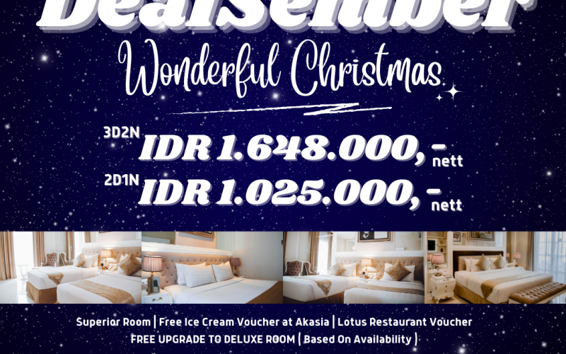 Kado Natal Spesial Malam Natal di Grand Savero Hotel Bogor