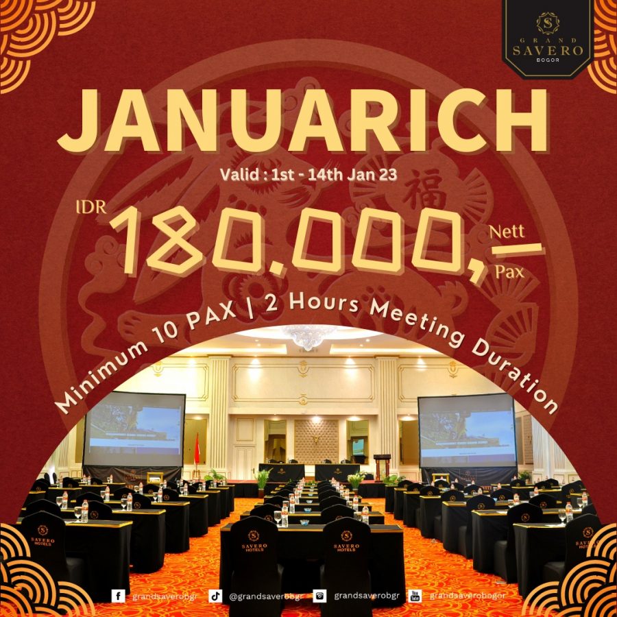 Awal Tahun Bertabur Promo di Grand Savero Hotel Bogor