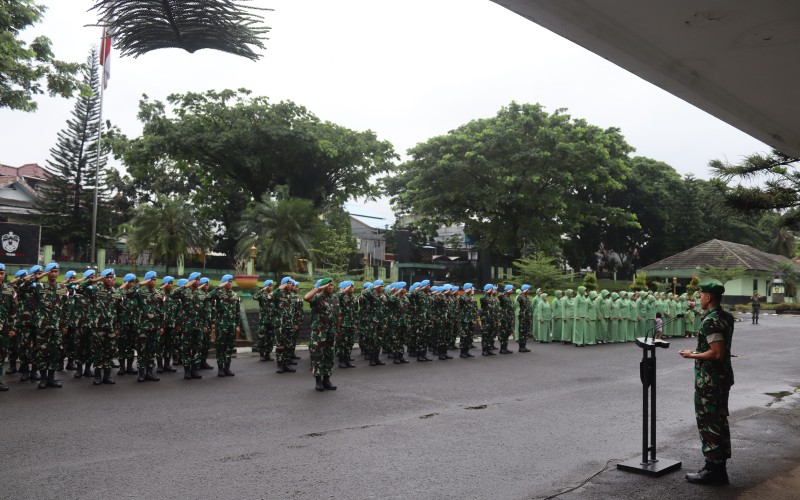 Danyonif 315/Garuda Pimpin Tradisi Pelepasan Satgas Luar Negeri