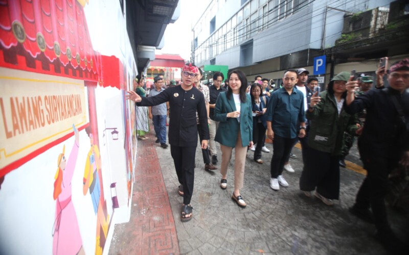 Bima Arya Launcing Pusat Kuliner Legend Rangga Gading, Pesan Makanan Bisa Tinggal Klik