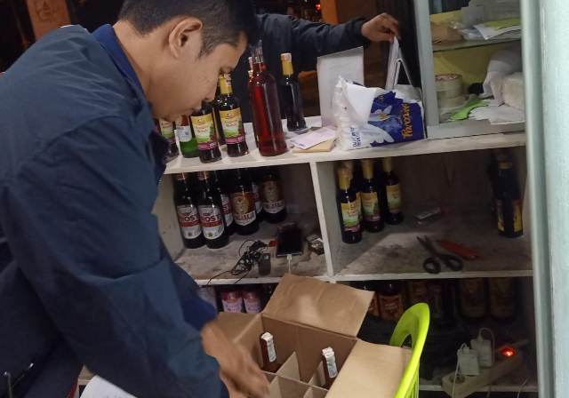 Razia Awal Ramadan, Polresta Sita 133 Botol Miras