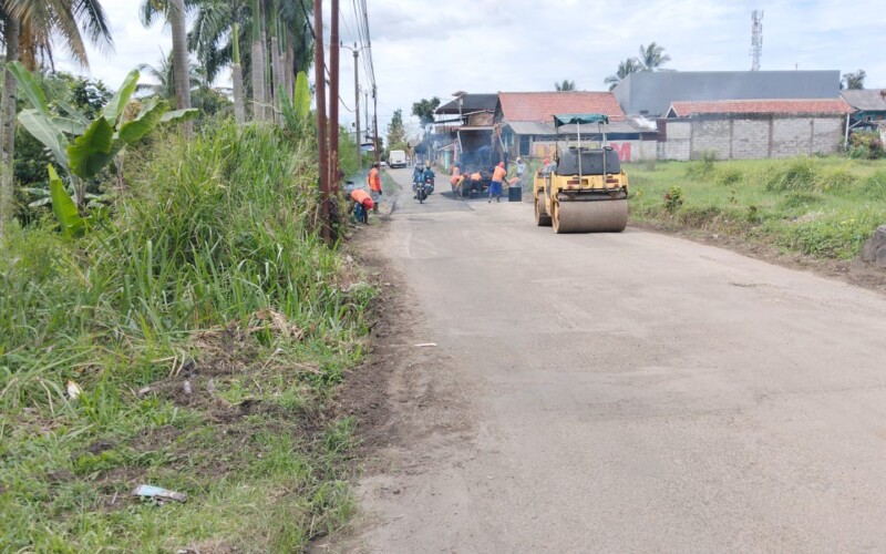 Akibat Anggaran Belum Turun, Perbaikan Jalan Kapten Dasuki Bakrie Belum Maksimal