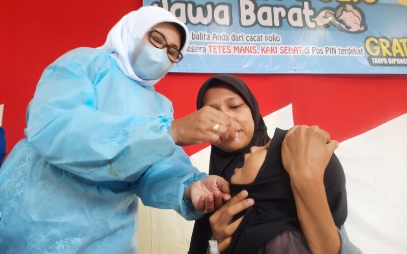 Pemkab Bogor Targetkan 95 Persen Balita Divaksin Polio Pekan Ini
