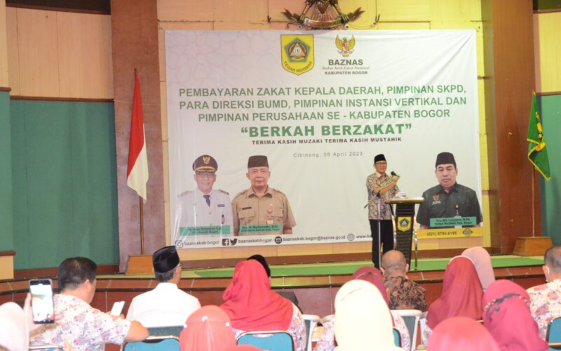 Plt Bupati Bogor Iwan Setiawan Imbau ASN Tunaikan Zakat di Baznas