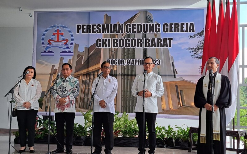 Menkopolhukam dan Mendagri Resmikan GKI Bogor Barat