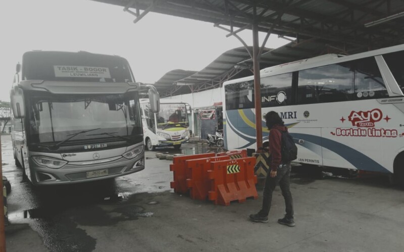 Jelang Lebaran, Terminal Leuwiliang Masih Sepi para Pemudik