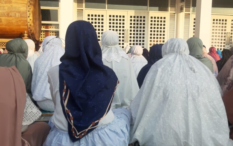 Suasana shalat idul Fitri 1444 H warga Bojonggede