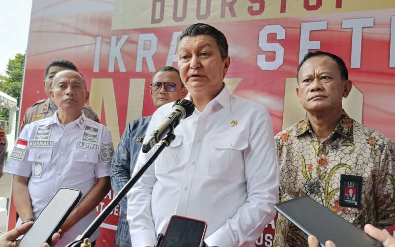 24 Warga Binaan Terorisme Lapas Khusus Sentul Bogor Ucapkan Ikrar Setia NKRI