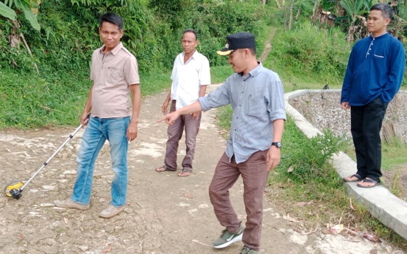 Untuk Mengetahui Masalah Infrastruktur, Asep Ruhiyat Kades Puraseda Mapping Area
