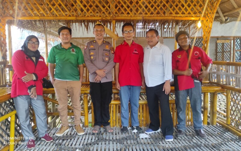 Jelang Pemilu 2024, Kapolsek Tenjo Ngobrol Dengan Pengurus Parpol