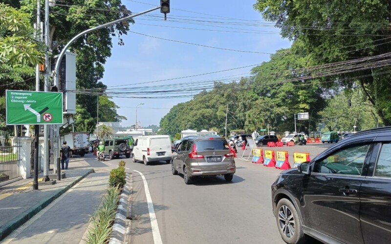 Seputaran Istana Bogor Dibuka Dua Arah, Begini Kondisinya