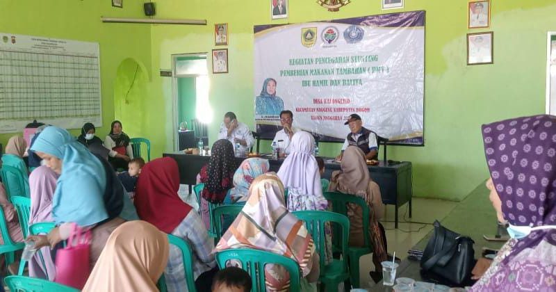 Cegah Stunting, Pemdes Kalong Liud Bersama UPT Kesehatan Nanggung Gelar Rapat Diskusi