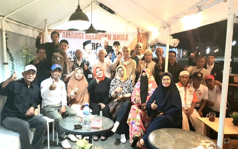 Relawan dari simpatisan Anies Baswedan adakan acara halal bihalal di Bogor