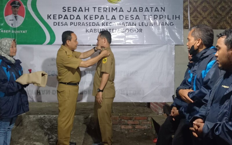 Lepas Sambut dan Serah Terima Jabatan Desa Puraseda Penuh Khidmat