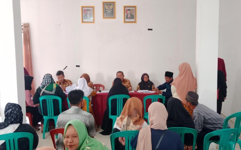 Kasi PM Kecamatan Cibungbulang Giat Verifikasi Data Isbat Nikah DP3AP2KB