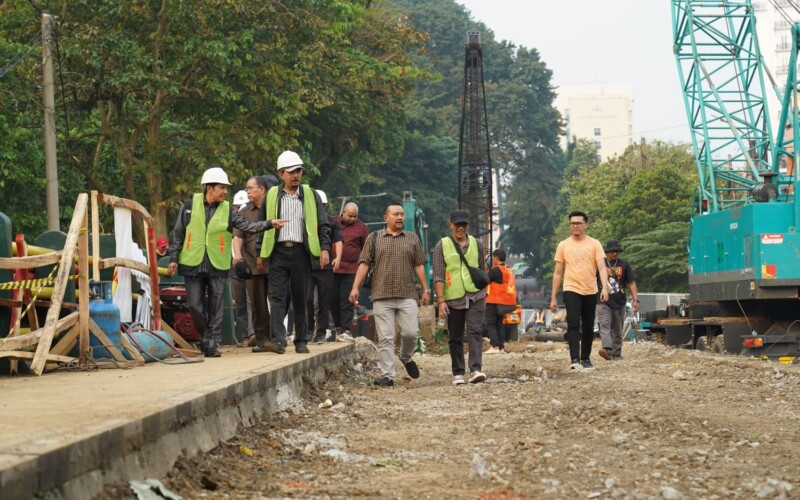 Ini pesan komisi III, saat sidak Pembangunan Jembatan Otista.