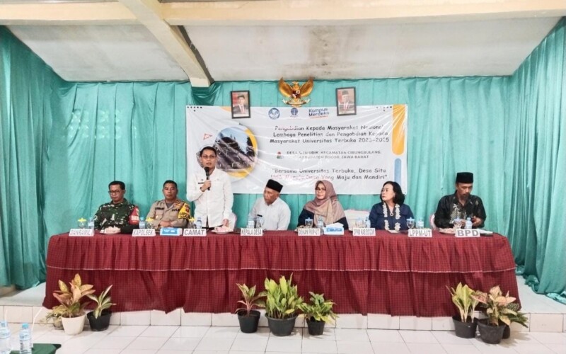 Camat Cibungbulang Apresiasi Program Giat Universitas Terbuka Pengabdian ke Masyarakat