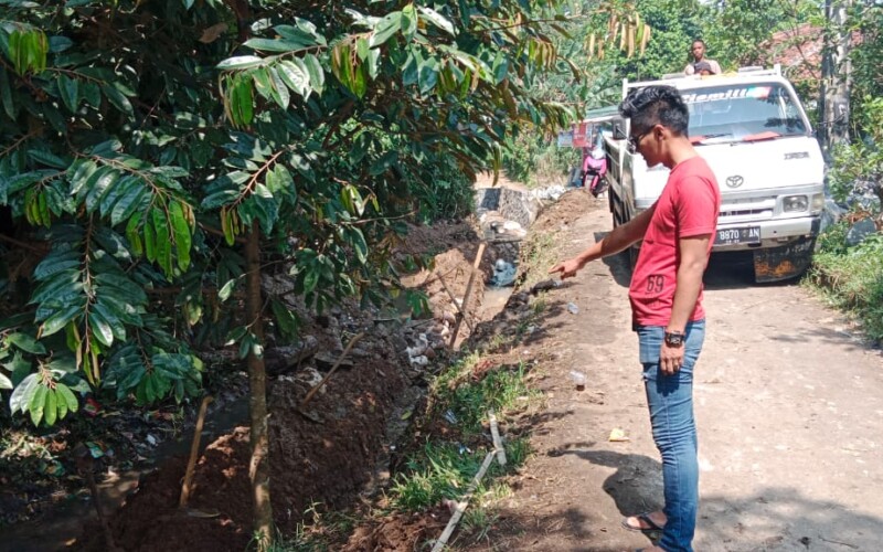 Ketua Pemuda Desa Cijujung Akan Pantau Pembanguan Irigasi di Kampung Pabuaran Nagrak
