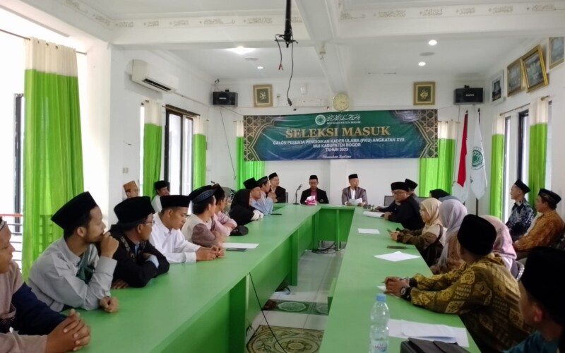 Dari Pimpinan Pesantren Hingga Konsultan Keuangan Ikuti Seleksi Masuk PKU Angkatan ke 17 MUI Kabupaten Bogor