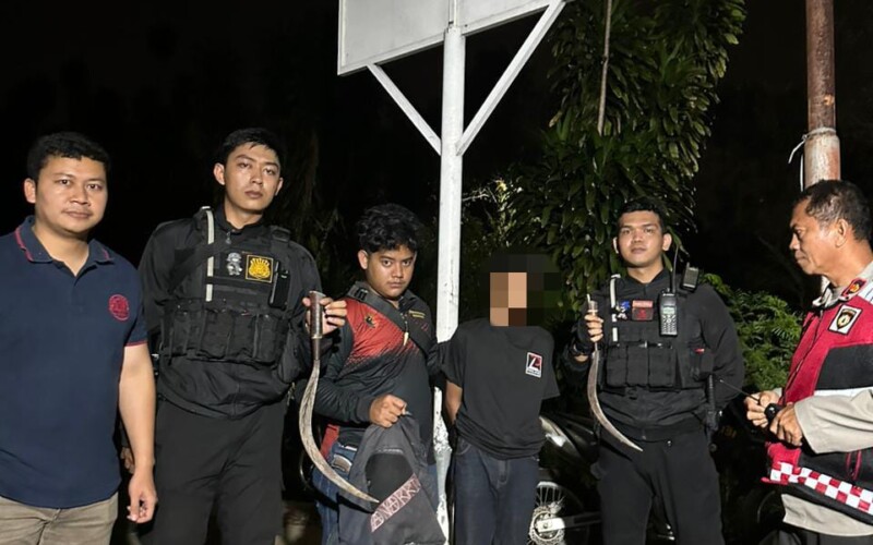 Diduga Hendak Tawuran, 6 Remaja di Bogor Diamankan Polisi Cerulit Disita