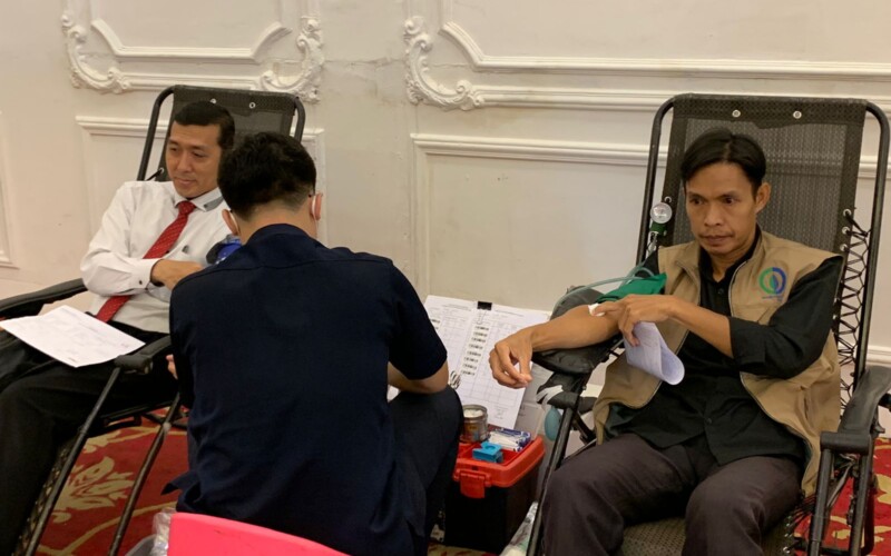 Spesial Hari Donor Darah Sedunia, Grand Savero Hotel Bogor Mengadakan Donor Darah