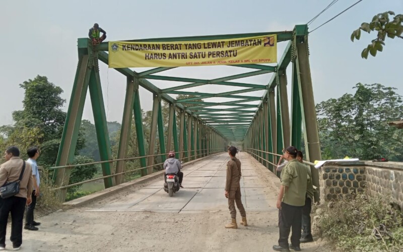 Konstruksi Jembatan Leuwiranji Rusak, Begini Langkah Dinas PUPR