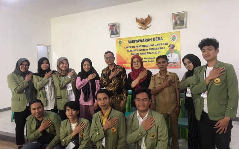 KKN di Desa Cibedug, Mahasiswa Unida Bogor Siap Kembangkan Potensi Desa