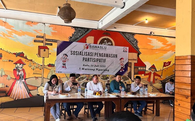 Panwascam Sosialisasi Pengawasan Partisipatif Pemilu 2024