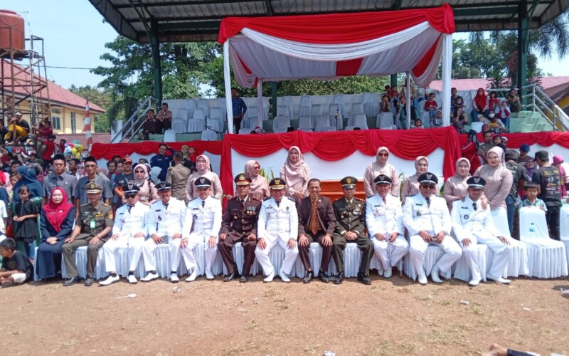 Upacara Peringatan HUT RI Kecamatan Rumpin Berlangsung Dengan Semarak